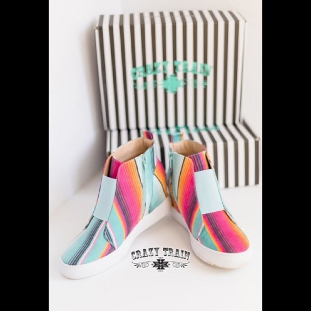 Serape Surprise Sneaker Wedge